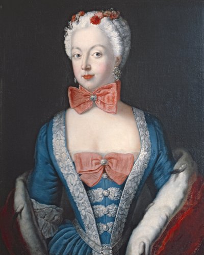 Crown Princess Elisabeth Christine of Prussia by Antoine Pesne